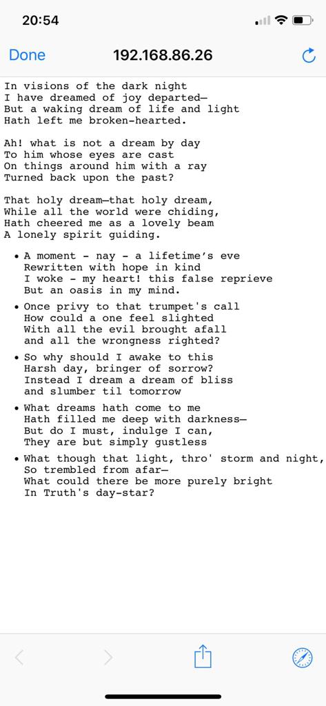 Poem example